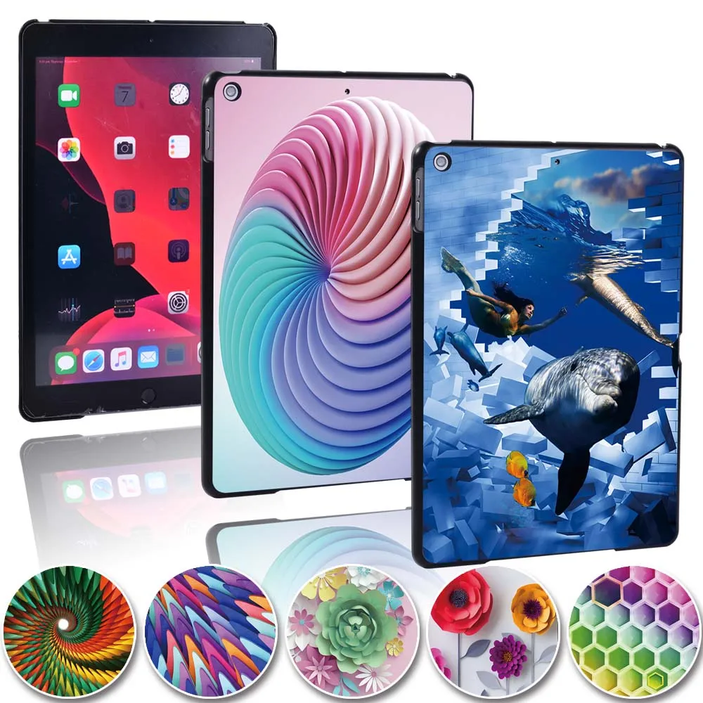 

For Apple IPad 2/3/4/iPad Mini 12345/iPad Air 1/2/3/ IPad Pro 9.7/10.5/11 Inch/ipad 5/6/7/8th-Printed 3D Art Tablet Cover Case