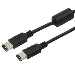 FireWire 400 6pin Line IEEE-1394B 6pin to 6pin Connection cable 1 m