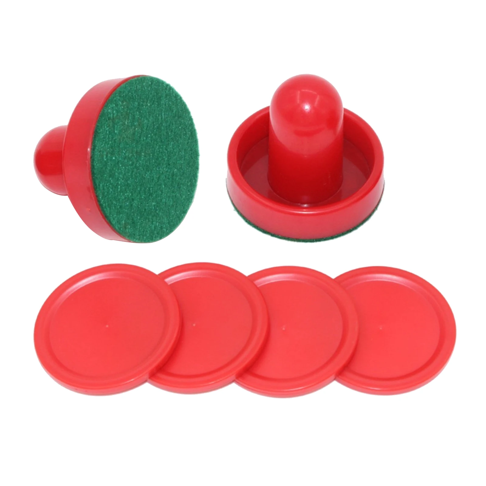 Air Hockey Paddles Pucks Great Goal Handles Pushers Replacement Accessories Game Tables Kids and Adult Family Entertainment Gift