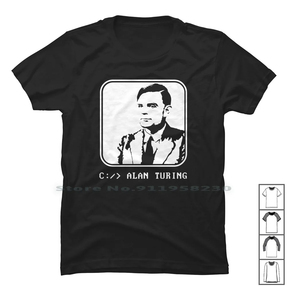 Alan Turing Enigma Code Breaking Computer Genius T Shirt 100% Cotton Computer Genius Enigma Turin Break Music Humor Alan Ring