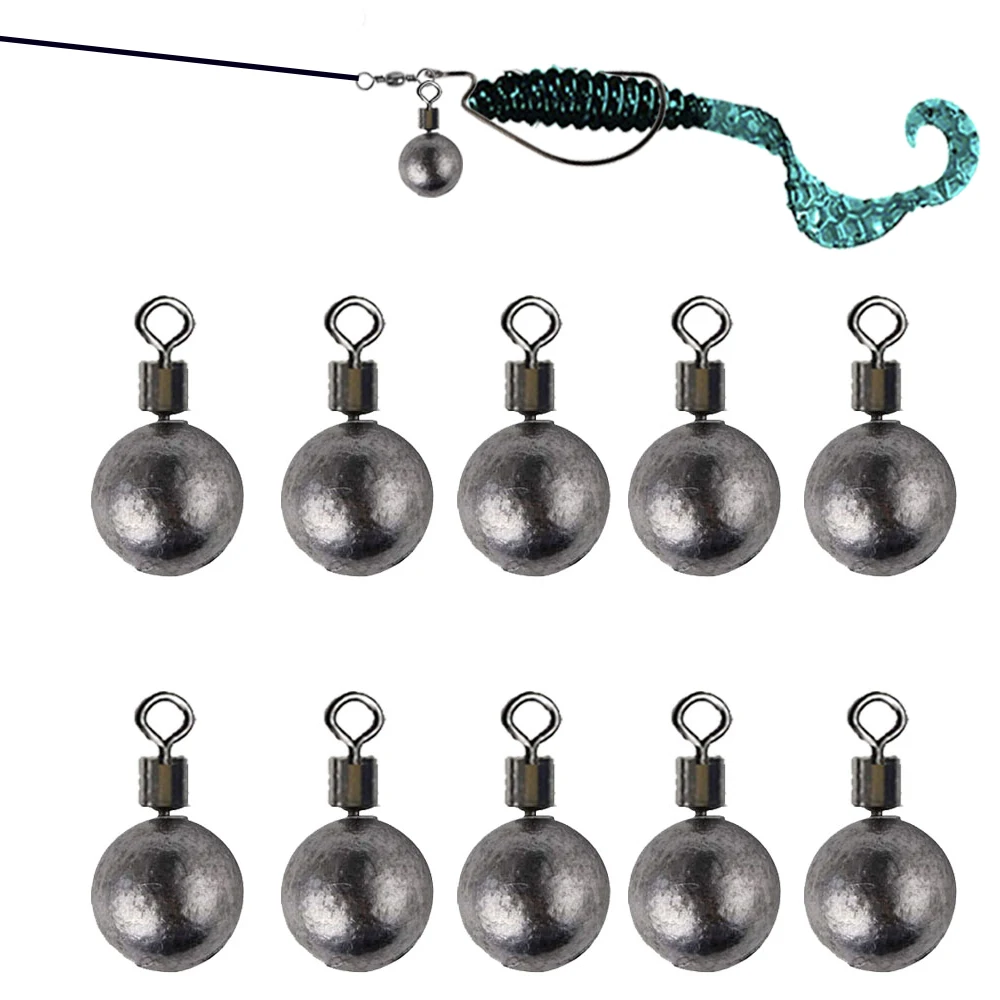 10pcs/Lot Fishing Weights Sinkers 3.5g 5g 7g 10g 14g 20g Fishing Sinker Carp Fishing Tackle Accessories