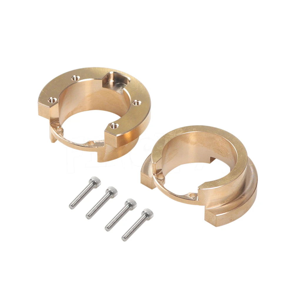 2pcs/4pcs TRX4 Brass Counterweight Portal Drive Axle Balance Weights for 1/10 RC Crawler Car  TRX-4 Upgrade Parts