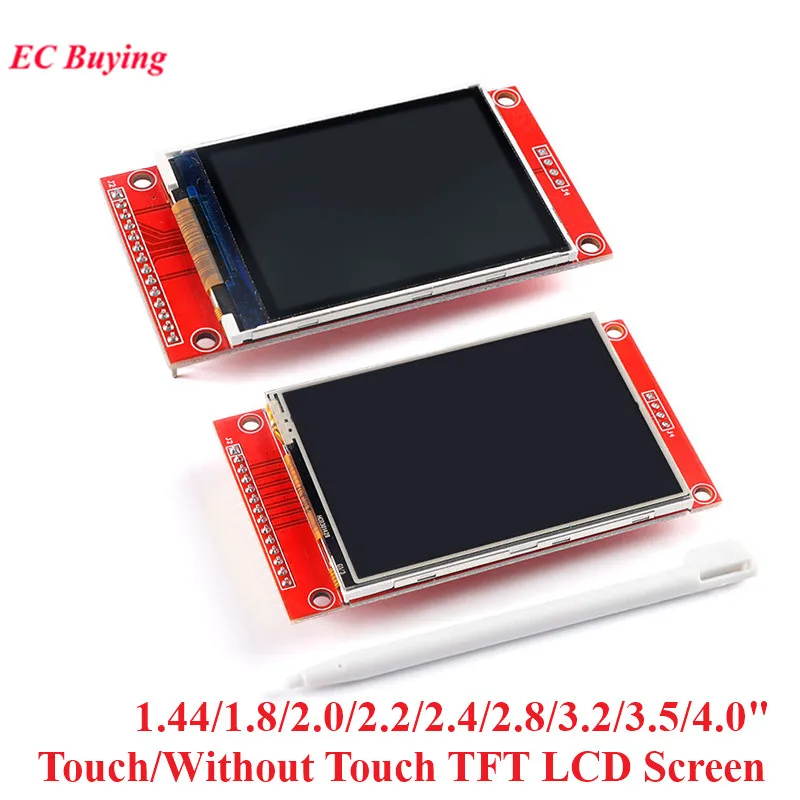 1.44 1.8 2.0 2.2 2.4 2.8 3.2 3.5 4.0 inch SPI TFT LCD Screen Colorful Touch Display Module ILI9341 ILI9488 480*320 240*320 Drive