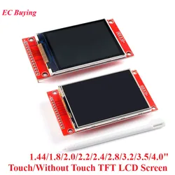 Módulo de pantalla táctil colorida, unidad SPI TFT LCD, 1,44, 1,8, 2,0, 2,2, 2,4, 2,8, 3,2, 3,5, 4,0, 480x320, ILI9341, ILI9488, 240x320