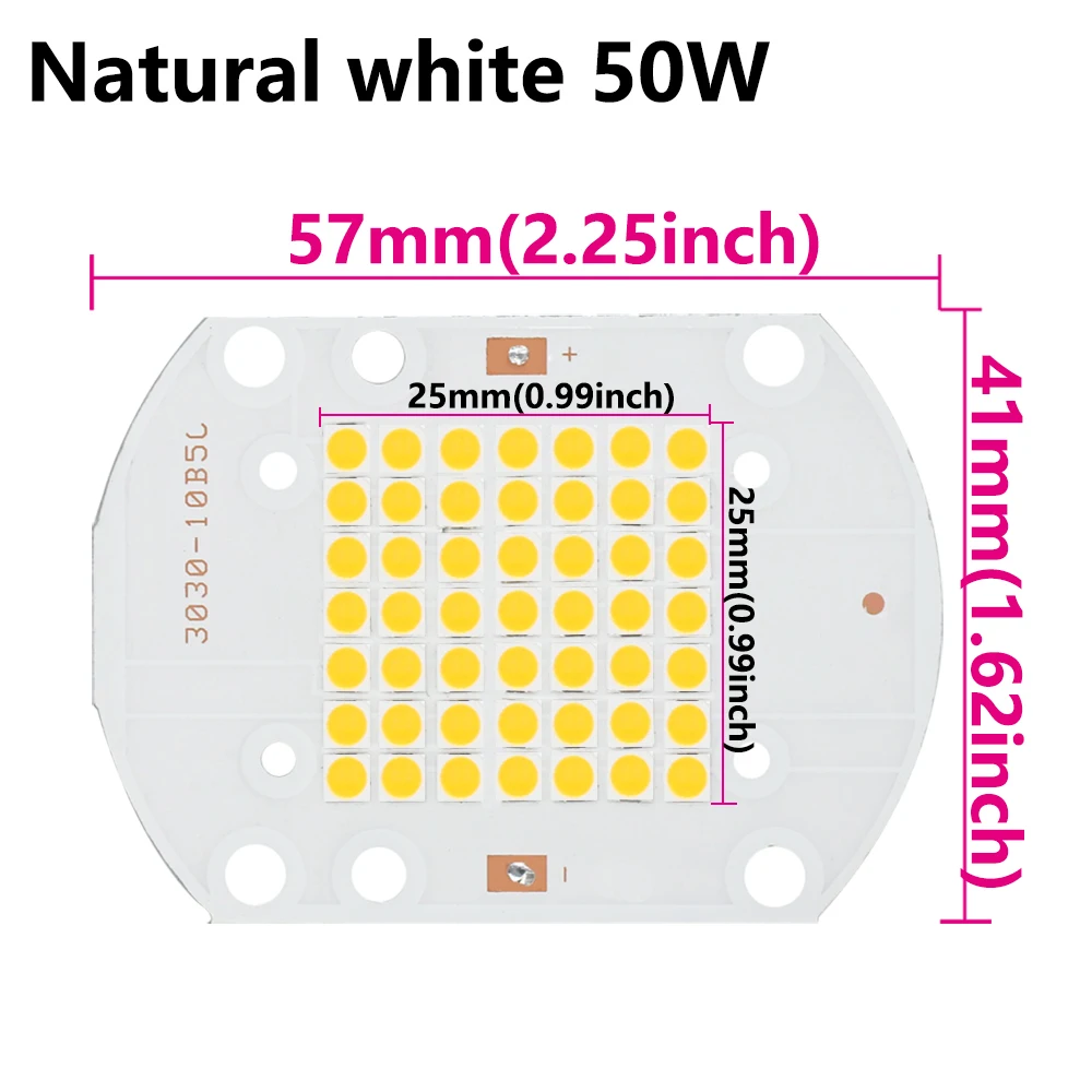 50W LED COB Beads DC30-32V 1450mA Led Lamp High Quality For DIY Flood Light Bulbs Spotlights  Cold white warm white Yellow