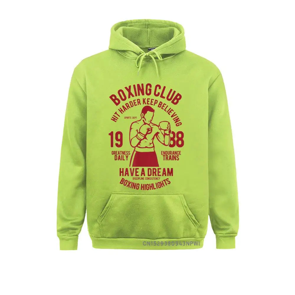 Boxing Club - Chi-Town Retro Boxer Pullover Hoodies For Women Funny Fall Long Sleeve Sweatshirts Leisure Sportswears