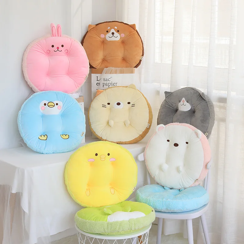 Sumikko Gurashi poduszka w stylu kreskówki na krzesło Sofa zagęścić poduszki poduszki siedzenia samochodu poduszki nocne Home Decoration urodziny