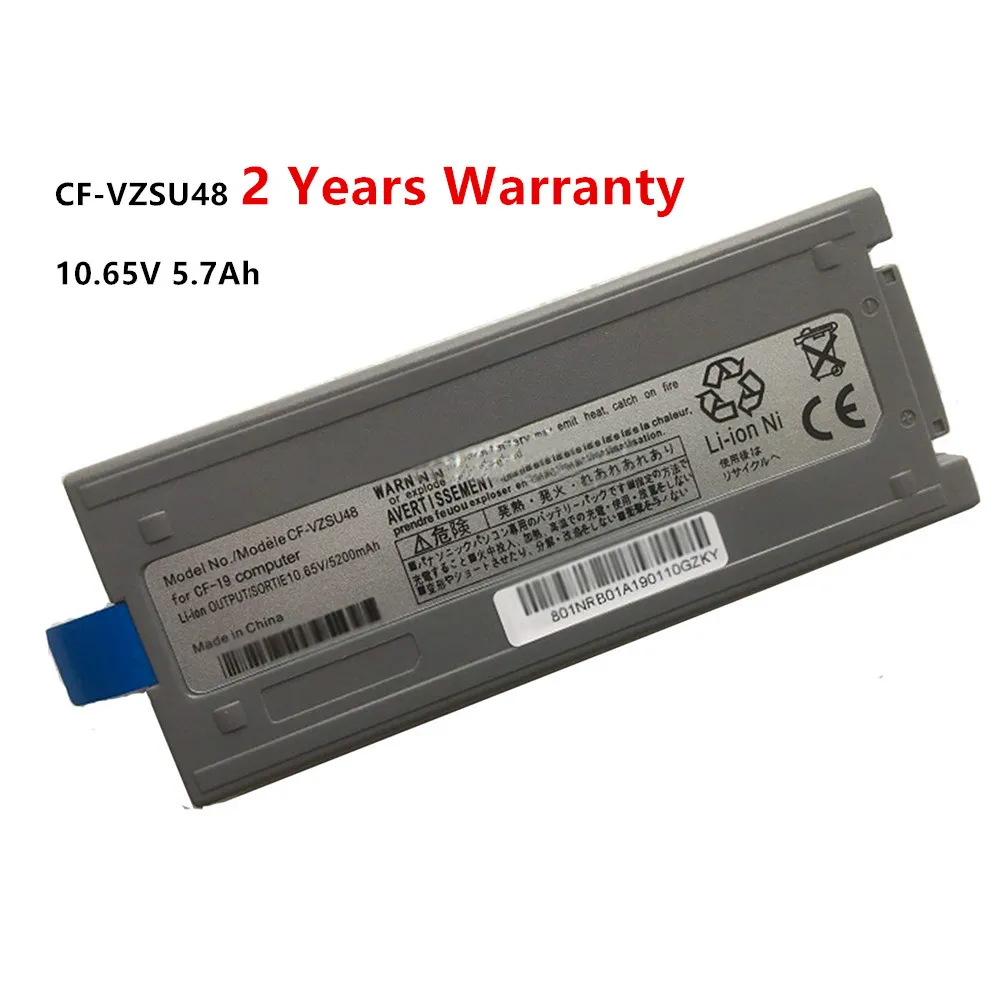 

CF-VZSU48 Laptop Battery For Panasonic Toughbook CF-19 CF19 CF-VZSU48R CF-VZSU28 CF-VZSU50 CF-VZSU48U 10.65V 5.7Ah