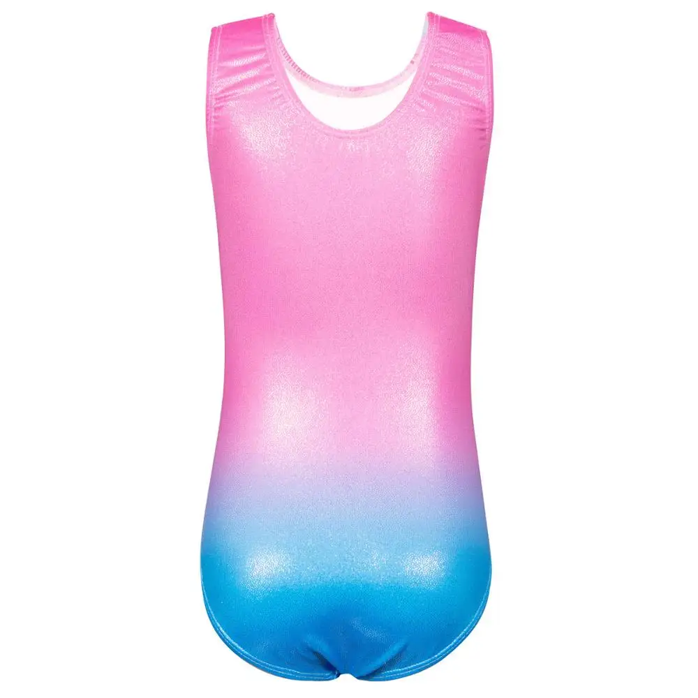 BAOHULU 3-12Y Kids Girls Leotards for Gymnastics Sleeveless Novelty Ballet Dance Bodysuits Tank Teens Athletes Skating Leotard