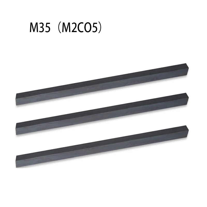 1piece Exceed Hard M35(M2CO5) Cobalt-containing Nitriding Black Steel for Diy Knife Blade Making HSS Length 200mm HRC67-70