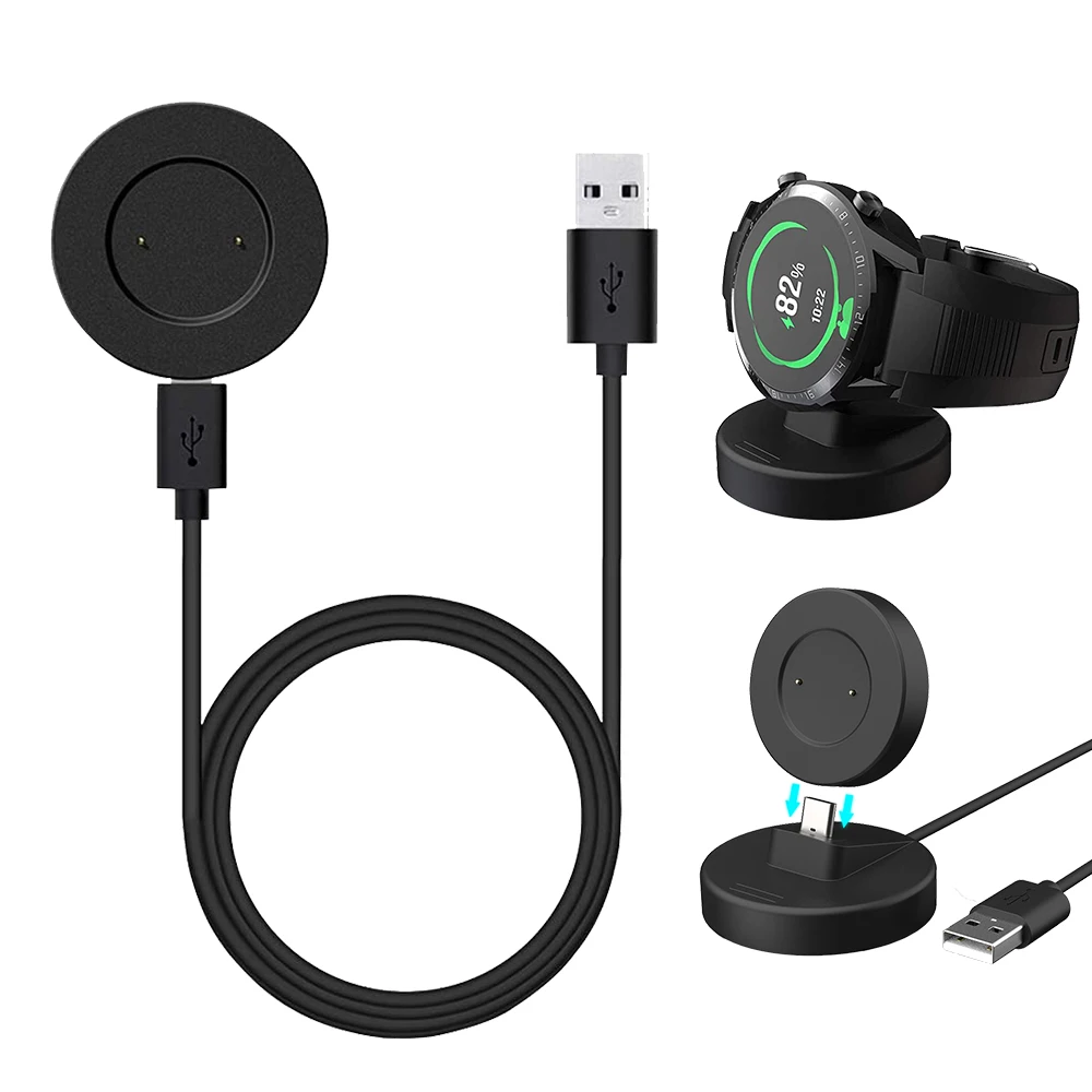 Caricabatterie per Huawei Watch GT GT2e GT2 GT3 GT2 Pro Honor Magic 1/2 GS Pro Dock di ricarica rapida portatile per Huawei Watch 3 Pro/3