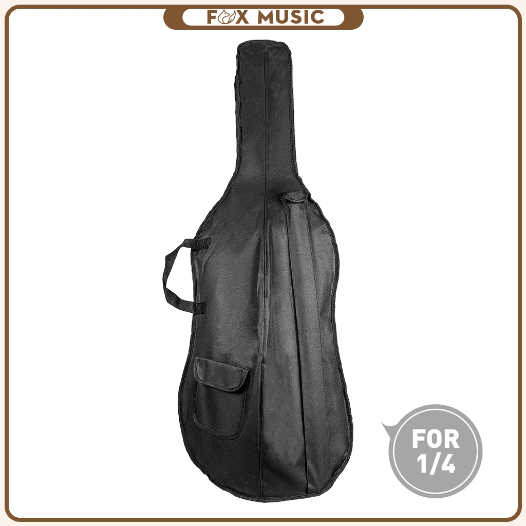 

1/4 Cello Bag W/ Adjust Shoulder Straps Portable Professional Durable Waterproof Soft Thicken Cover Case