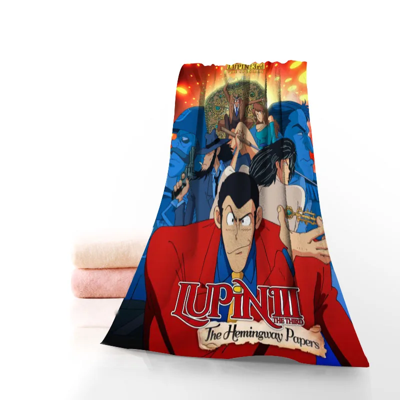 

Anime Lupin The Third Towels Microfiber Bath Towels Travel,Beach,Face Towel Custom Creative Towel Size 35X75cm,70X140cm