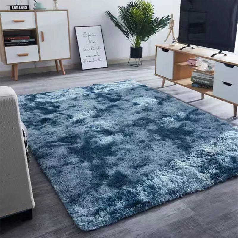 Living Room Large Carpet 160x230 Soft And Fluffy Long Hair Carpets Corridor Balcony Laundry Room Bedroom Tatami Non-slip Mats