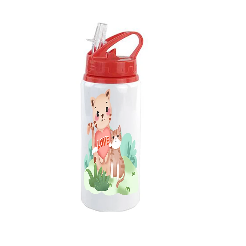 

80pcs/Lot 20oz Sublimation Thermos Tumbler Water Bottle Aluminum Baby Sippy Cup Kids None Vacuum Insulated Milk Cup Travel Mug