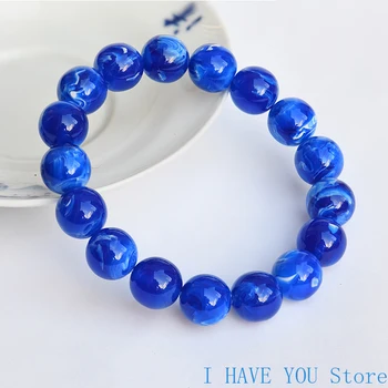 천연 앰버 꿀 왁스 팔찌 골드 트위스트 허니 팔찌 블루 앰버 블루 꿀 왁스 스머프 팔찌 남성과 여성을위한  Best5