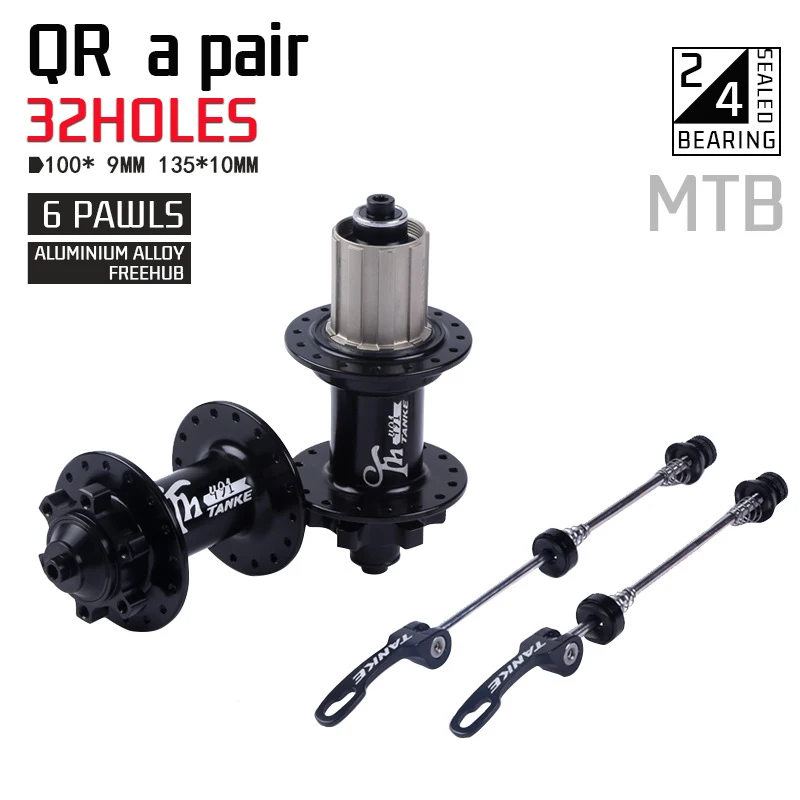 Cubo K7 Hub 32 Holes Furos MTB Freehub Maza Trasera Buje Trasero De Bicicleta Masa Bike Parts Pecas Para QR TA Catraca