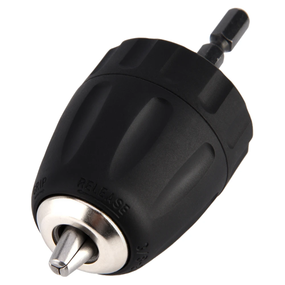 0.8-10mm strumento di conversione mandrino autoserrante 3/8 "-adattatore 24UNF con codolo esagonale attacco esagonale da 1/4 pollici rapido