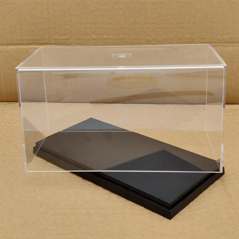 Motorcycle Model Acrylic Case Toys Car Display box Transparent Dustproof 20cm L,11.7cm H