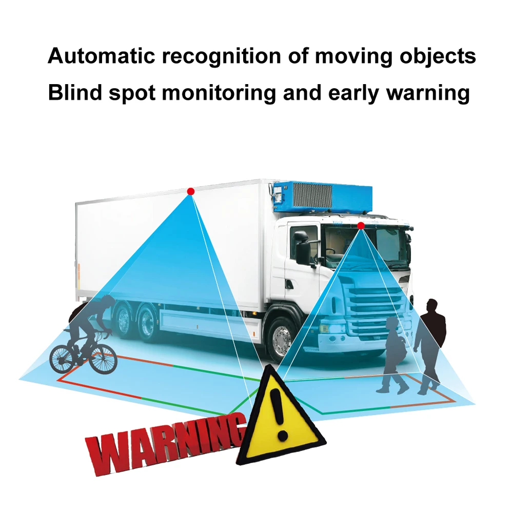 Blind Spot Detection Lane Departure Warning for coach bus big commercial vehicle Van, RV