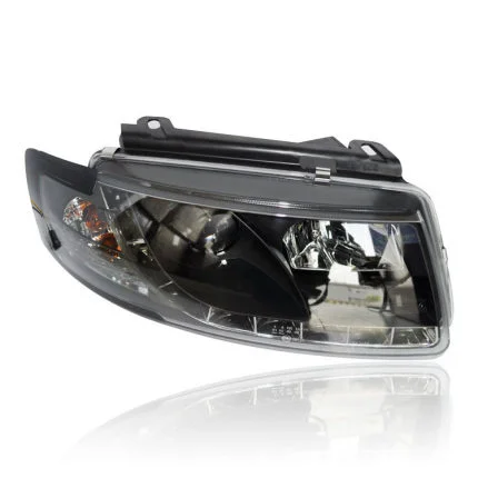 Osmrk HID LED headlight assembly angel eye daytime running light with turn signal for Volkswagen passat b5