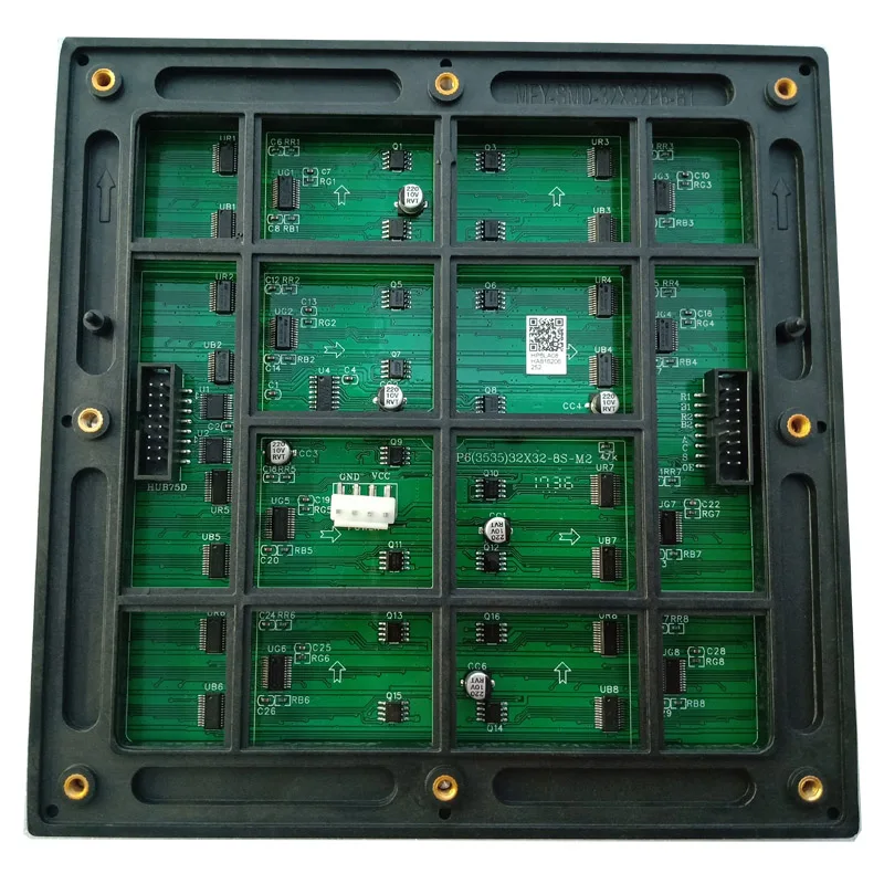 Módulo de pantalla LED P6 para exteriores, 192x192mm, SMD3535, resistente al agua