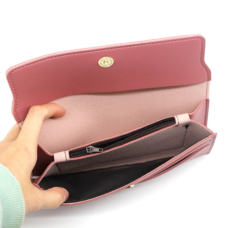 Women Wallet PU Leather Purse Female Wallet Butterfly Designer Pouch Handbag for Lady Coin Purse Card Holder Clutch Phone Pocket