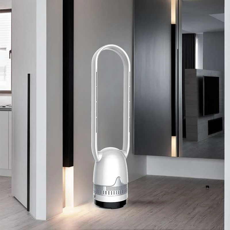Multi-Function Leafless Fan 38 Inch Home Ultra-Quiet Vertical Fan Circulating Air Purification Fan With Remote-Control