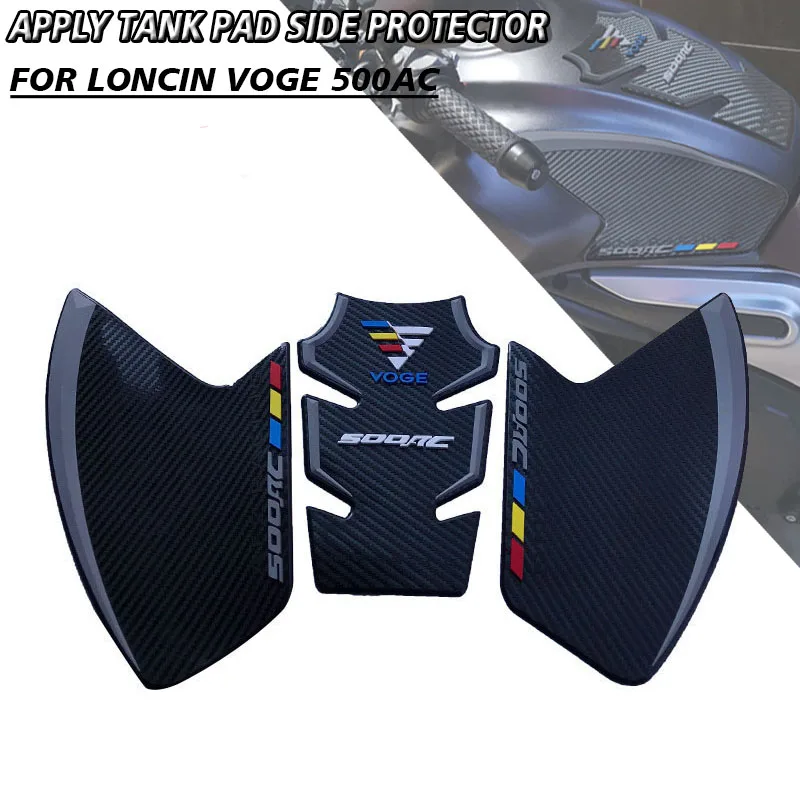 Motorcycle Refitting Reflective Letter Paste Wheel Stickers Apply For Loncin Voge 500AC 500 AC Tank Pad Side Protector