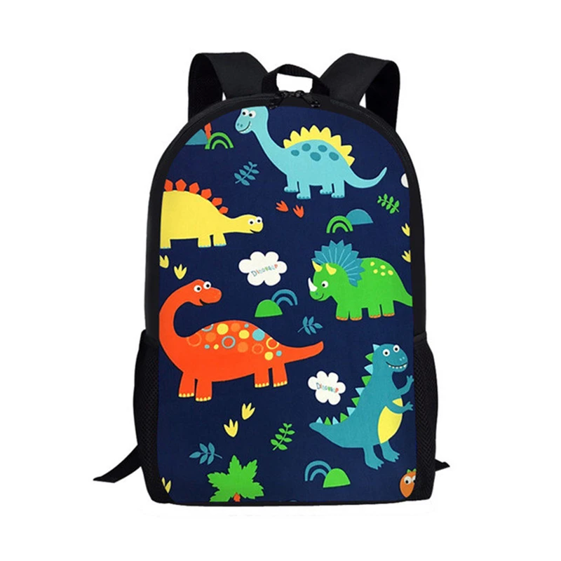 Tas sekolah motif dinosaurus lucu untuk anak laki-laki perempuan ransel sekolah kartun tas sekolah Travel anak-anak tas sekolah mode Mochila Escolar