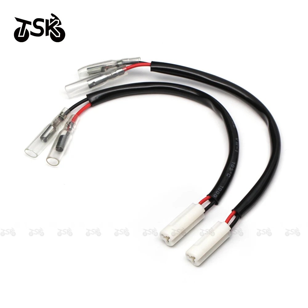 Turn Signal Marker 2 Wires or 3 Wires Adapters Indicator Leads Plug Connector Harness For Yamaha Mt09 Mt07  Xsr Yzf R1 R6 R3