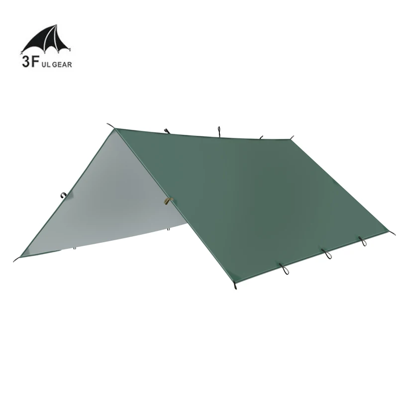 3F ul Gear Silver Coating Anti UV Ultralight Sun Shelter Beach Tent Pergola Awning Canopy 210T Taffeta Tarp Camping Sunshelter