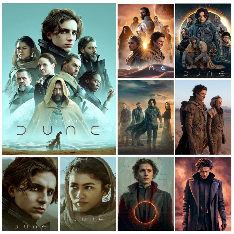 

New 2021 Dune Movie Diamond Painting Art Timothee Chalamet Film Poster Cross Stitch Artwork Embroidery Kit Decor For Room