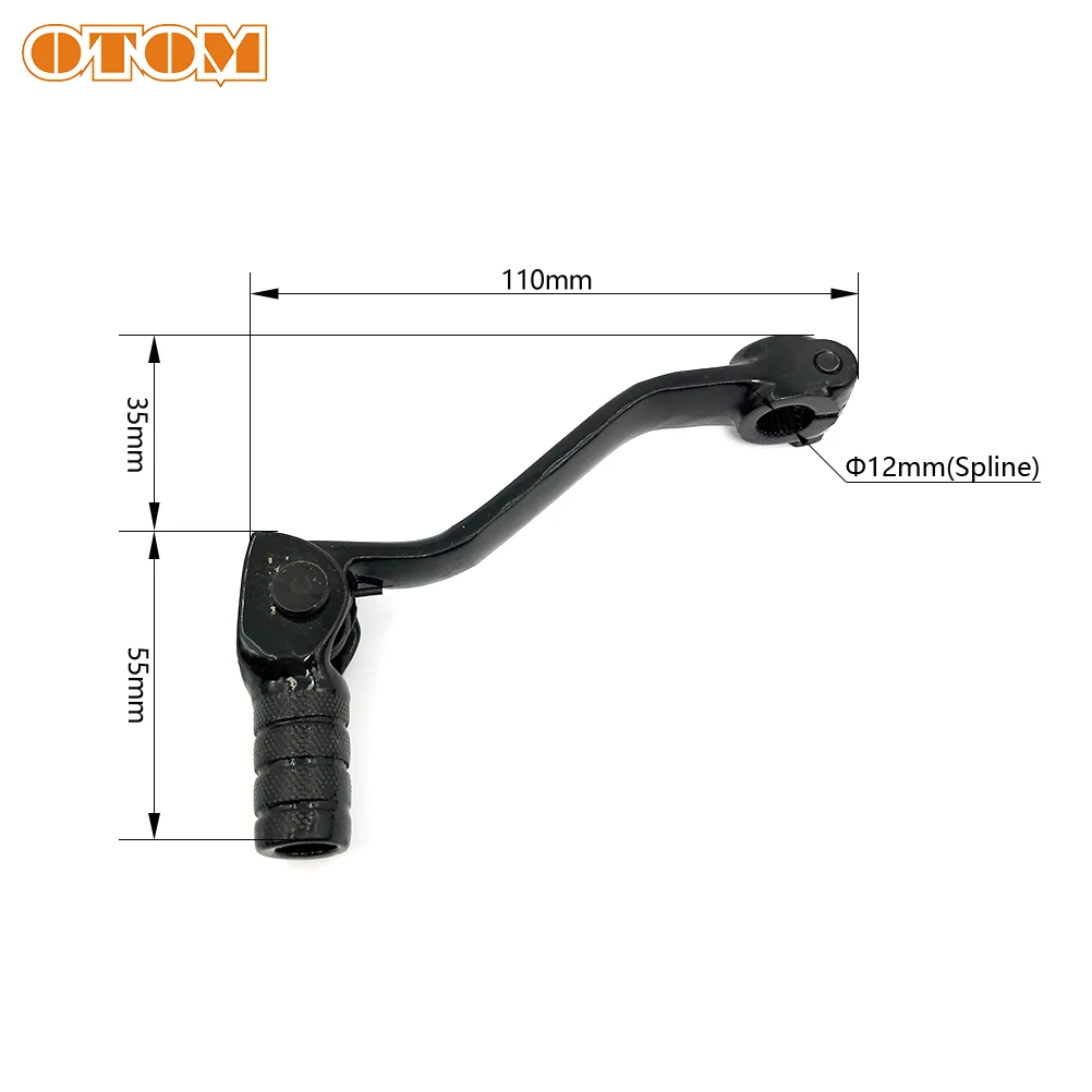 OTOM Folding Steel Gear Shift Lever Motorcycle Accessorie Shifter Pedal For HONDA CB KAYO T4 GUIZUN MX6 Series ATV Pit Dirt Bike