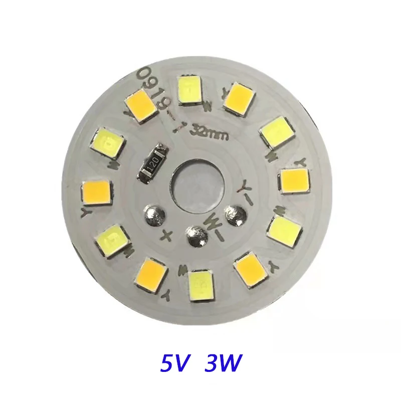 DALCAN 1PC DC 5V LED 조명 온라인 터치 스위치 디밍 컨트롤러 2 미터 라인 3W 3 색 라이트 보드 32MM.