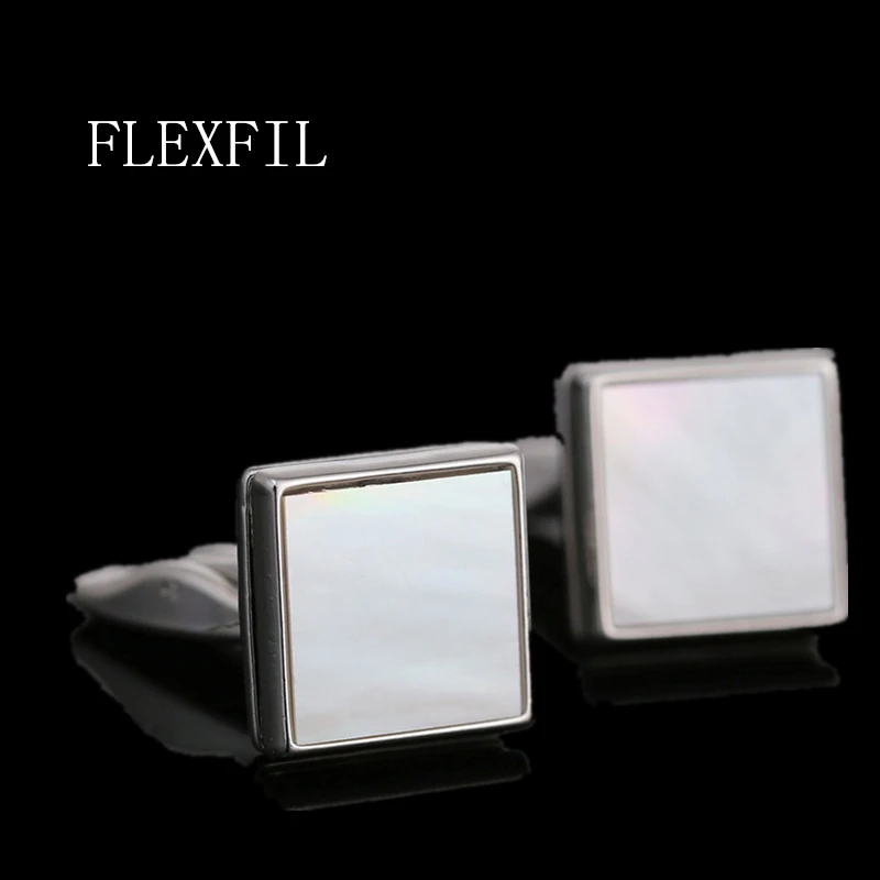 FLEXFIL Jewelry Fashion shirt cufflink for mens Brand cuff button cuff link High Quality Wedding male abotoaduras Free Shipping