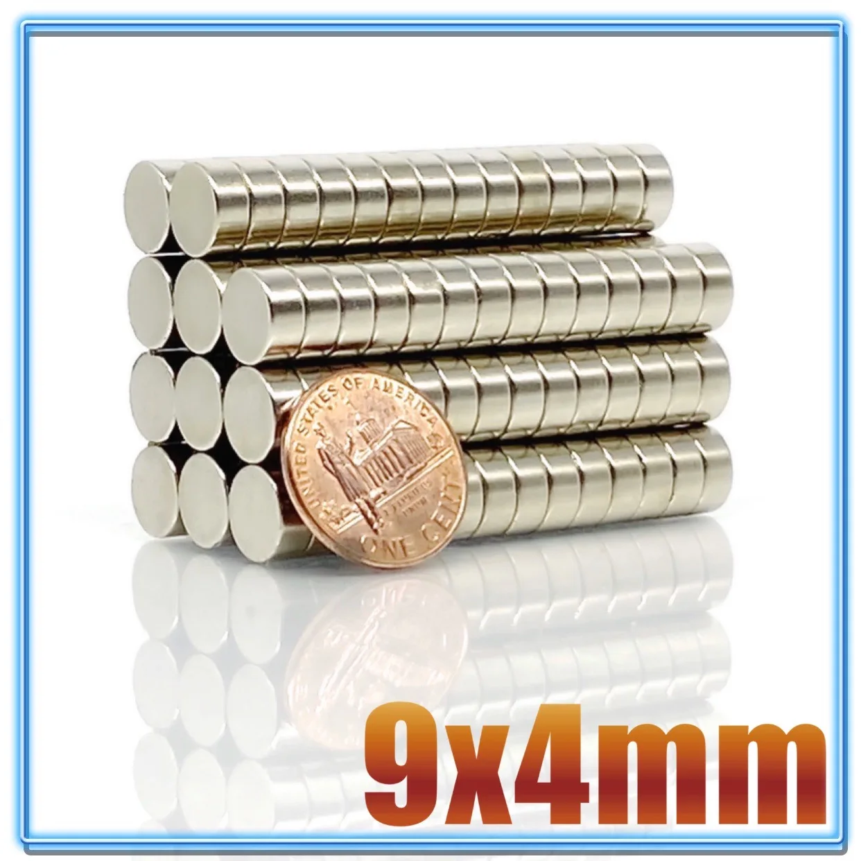 10-1000PCS 9*4 Circular Round Search Rare Earth Neodymium Magnet 9mm x 4mm Permanent magnet Strong 9x4 For Speaker