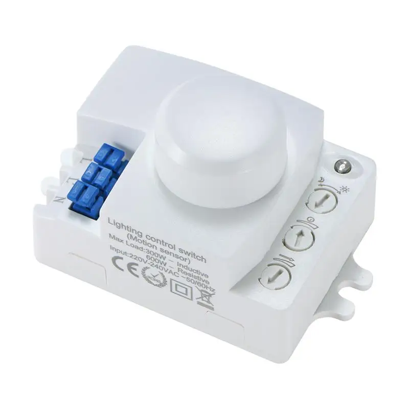 Microwave Sensor Switch 360 Degree Radar Motion Body Sensor Light Switch 5.8ghz HF LED Oven System Body Motion Detector Switch