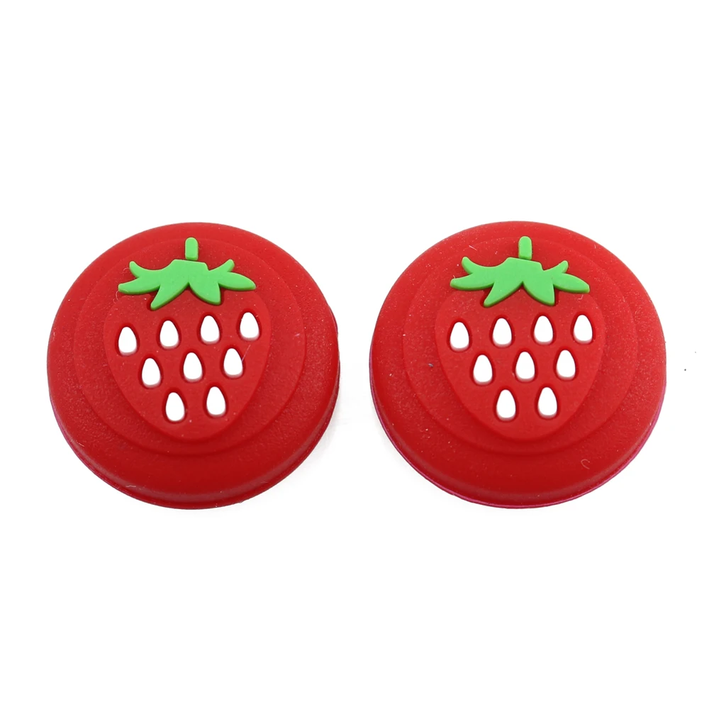 2Pcs Non-slip ThumbStick Grip Cap Cover For Nintend Switch Lite NS JoyCon Gamepad Controller 3D Along Joystick Button Cover
