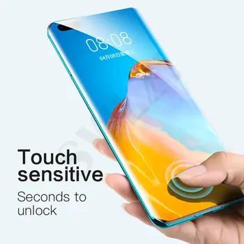 1-4 ks UV tvrzeného skla pro Huawei Nova 7 8 Pro Mate 20 30 P30 40 P40 Pro Plus ochranné sklo na displej telefonu UV sklo 8 nejlepší prodej Displej Huawei P40 Pro Plus - №5