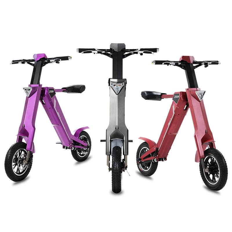 12inch electric bike 240w motor smart electric scooter 48V lithium battery smart folding electric bicycle to cycling ebike