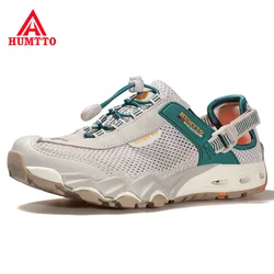 HUMTTO Summer Women's Sports Shoes for Women Sandals 2021 Fashion Luxury Designer Woman Beach Casual Flats Female Water Shoes