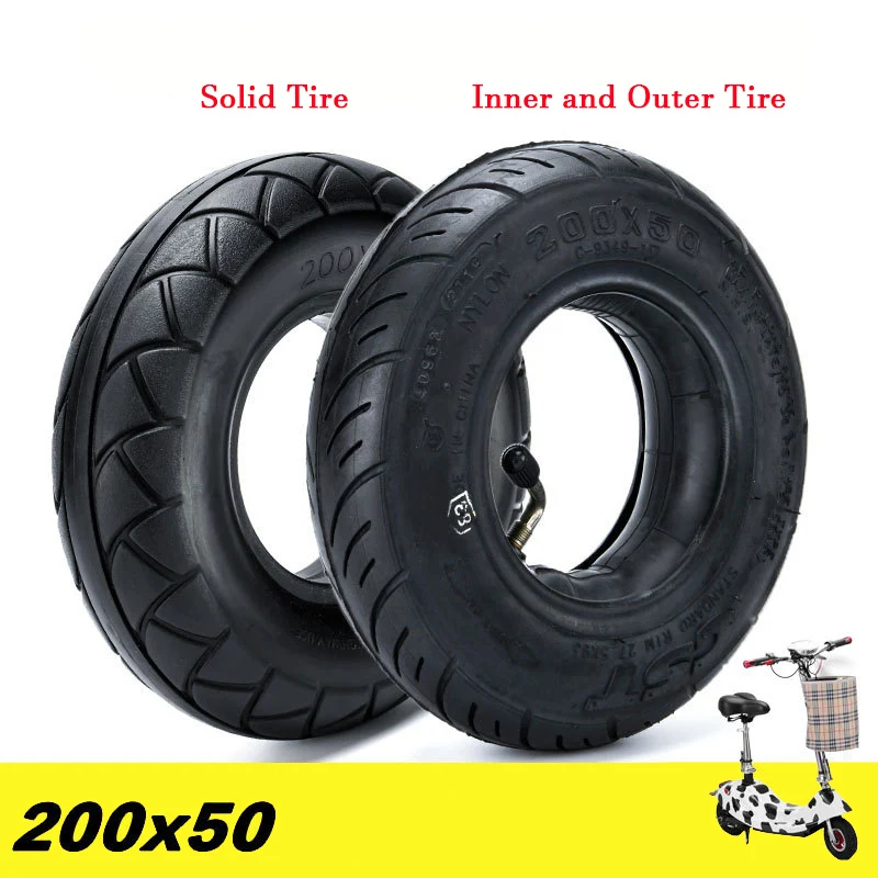 

CST High Quality 8 Inch Electric Scooter Tire 200x50 Mini Inner and Outer Non Inflation Explosion Proof Solid