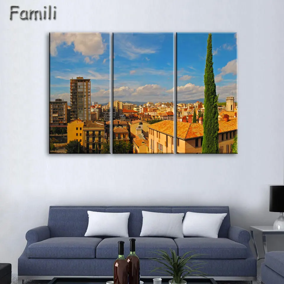 3Pieces/set Spain Printed Canvas Painting Banknotes Wall Art Posters  Unframed Modular Paintings Hot Cuadros Decor HD Wall Pictu