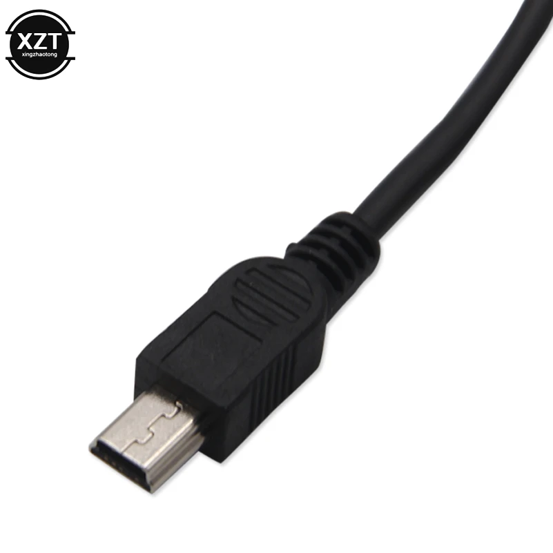 1 قطعة كابل شحن سلك مهايئ USB 2.0 ألف ذكر إلى Mini 5 دبوس B أفضل أسود طول 80 سنتيمتر كابلات البيانات تمديدات كابلات USB