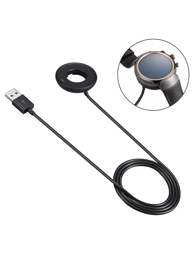 For ASUS ZenWatch 3 USB Charging Cable Portable Removable USB Charger Dock Smart Watch Fast Charging Charger Accessories