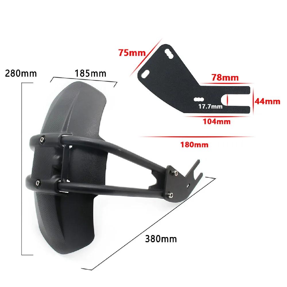 For Honda CB650F CB650R CB650 CB125 R/F For Yamaha Mt07 Motorcycle Fender Rear Cover Tire Hugger Mudguard Splash Guard Protector image 5