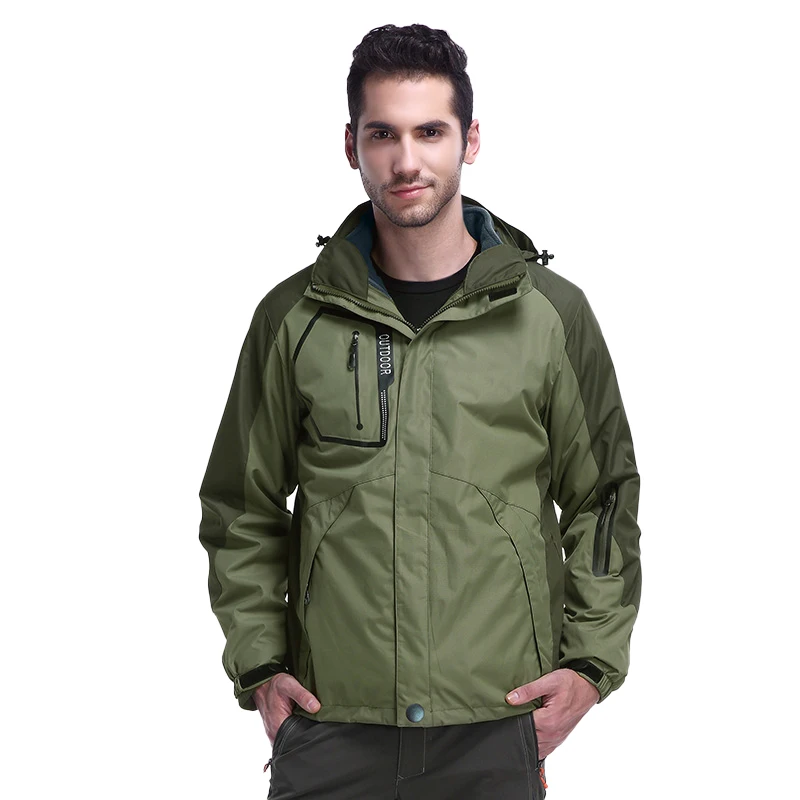 Chaqueta de invierno impermeable para hombre, Parkas gruesas y cálidas, abrigos de piel de lana para acampar, senderismo, esquí, rompevientos, novedad de 2021