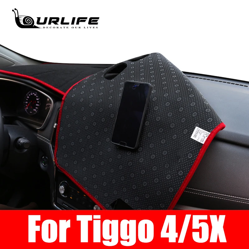 For Chery Tiggo 4 5X Dashboard Cover Dust-proof Pad Interior Non-slip Dash Mat Styling Accessories Parts 2019 2020 2021 Mats