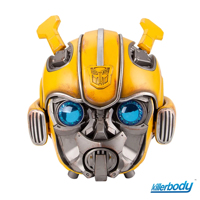 Killerbody wearable bumblebee capacete inglês controle de voz, controle de toque, 2.4g controle remoto collectible